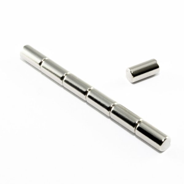 Cilindru magnet neodim 4x10 mm - N45