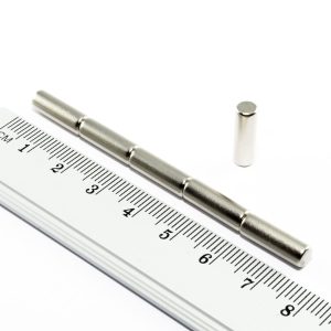 Cilindru magnet neodim 5x15 mm - N38