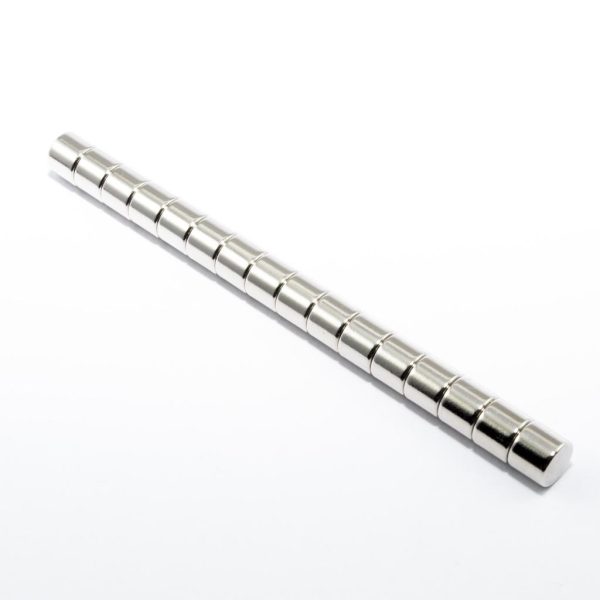 Cilindru magnet neodim 6x5 mm, 120 °C - N45H