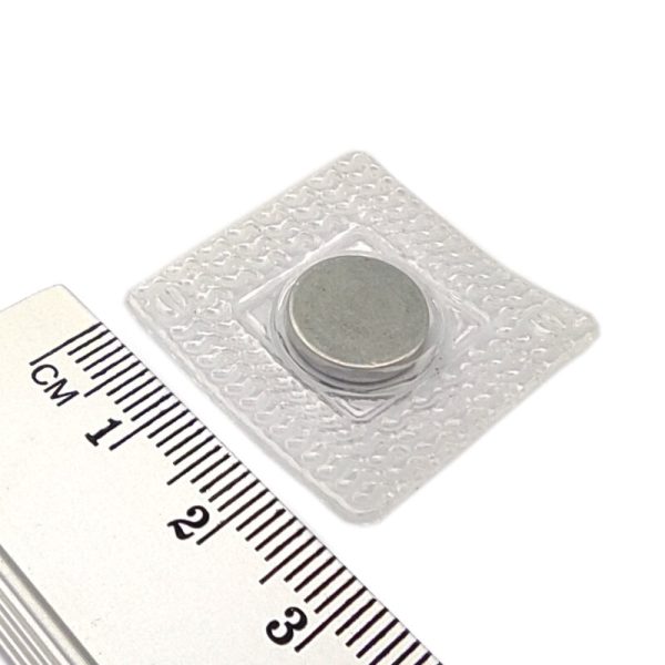 Magnet neodim cilindru 12×2 mm (bloc magnetic cusut)