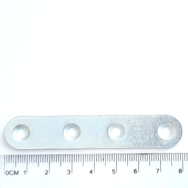 Echivalent din oțel 80x15x2 mm, Zn, oval