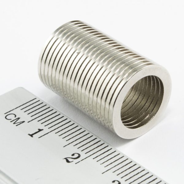 Inel magnet neodim 14-10x1 mm - N38