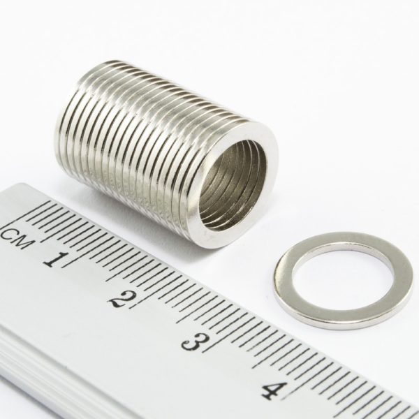 Inel magnet neodim 14-10x1 mm - N38