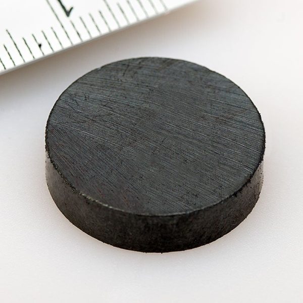 Magnet cilindru ferită 20x5 mm - Y30BH