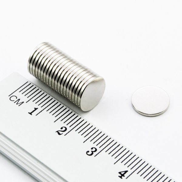 Magnet cilindric neodim 10x1 mm - N38