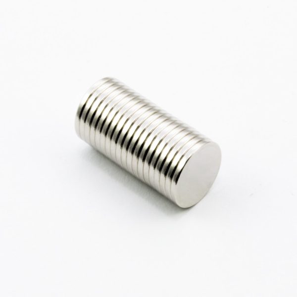 Magnet neodim cilindru 10x1 mm - N38