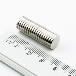 Magnet cilindric neodim 10x1,5 mm - N38
