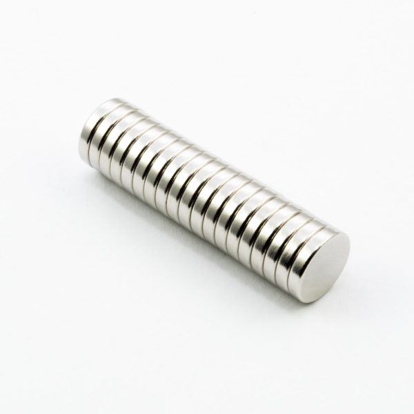 Magnet neodim cilindru 10x2 mm - N38