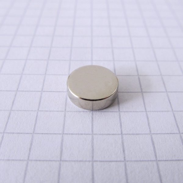 Magnet neodim cilindru 10x2,7 mm - N25