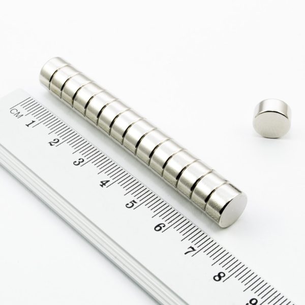 Magnet cilindric neodim 10x5 mm - N45