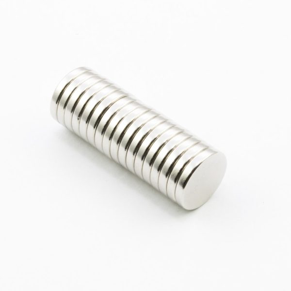 Magnet neodim cilindru 12x2 mm - N38