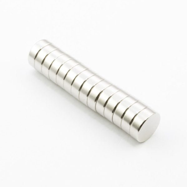 Magnet neodim cilindru 12x4 mm - N38