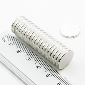 Magnet cilindric neodim 15x1,5 mm - N38