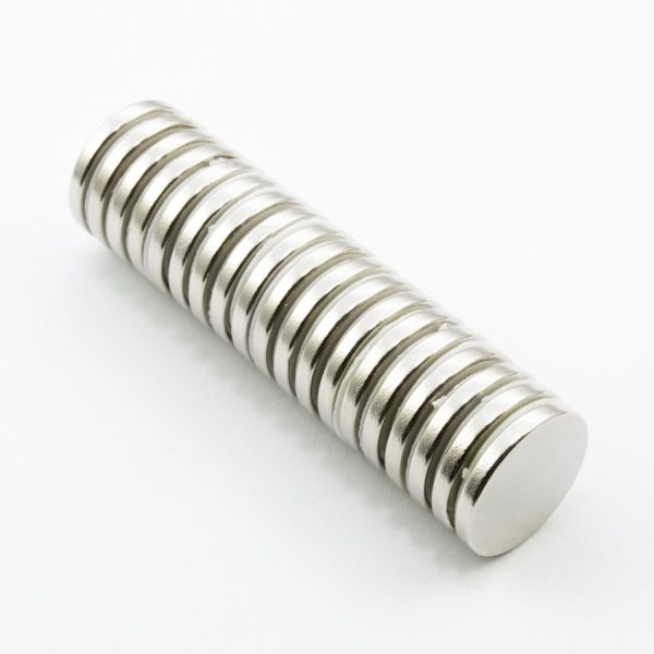 Magnet neodim cilindru 15x2 mm - N45