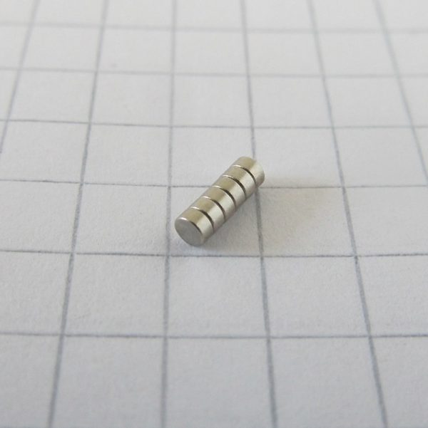 Magnet cilindric neodim 2x1 mm - N52