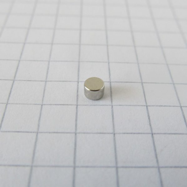 Magnet neodim cilindru 3x2 mm - N38