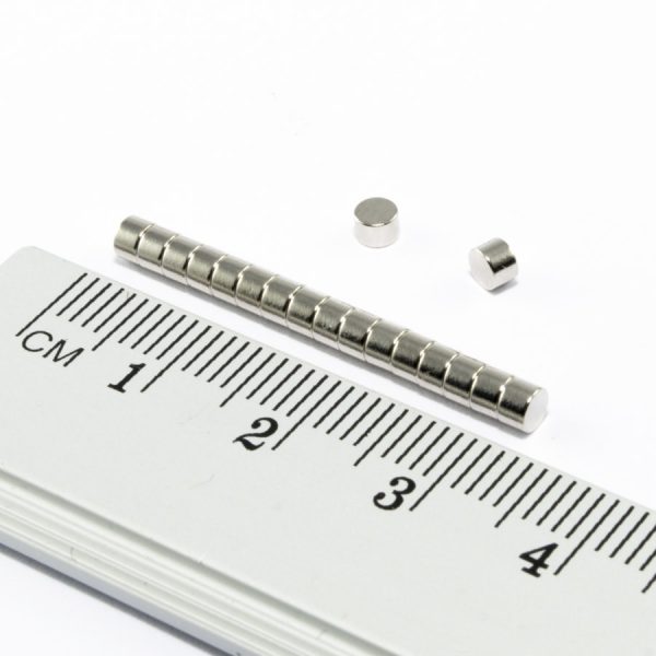 Magnet neodim cilindru 3x2 mm - N38