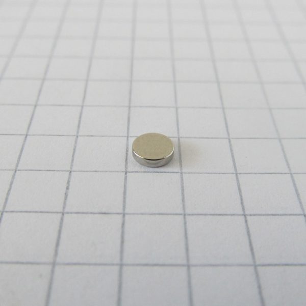 Magnet neodim cilindru 4x1 mm - N52