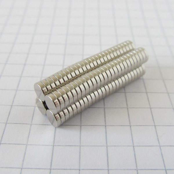 Magnet cilindric neodim 4x1 mm - N52