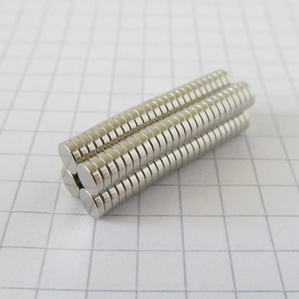 Magnet neodim cilindru 4x1 mm - N52