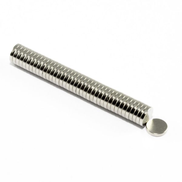 Magnet neodim cilindru 5x1 mm - N45