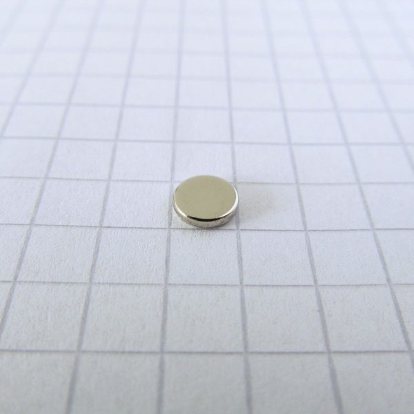 Magnet cilindric neodim 5x1 mm - N45