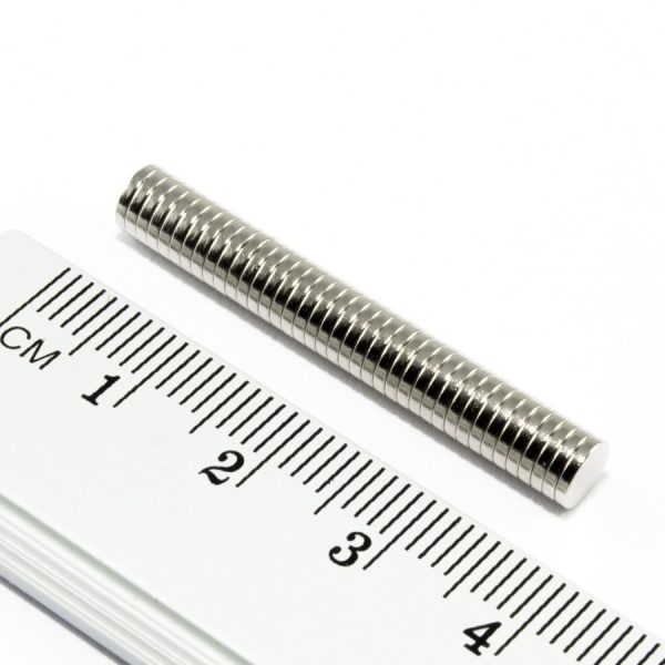 Magnet neodim cilindru 5x1 mm - N45