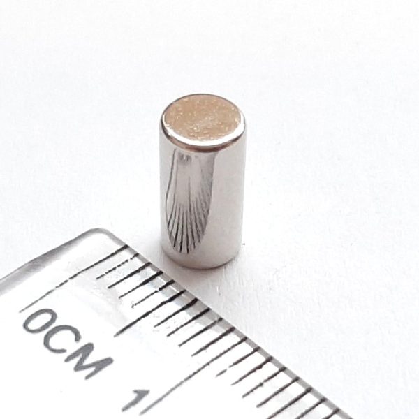 Magnet neodim cilindru 5x10 mm - N38