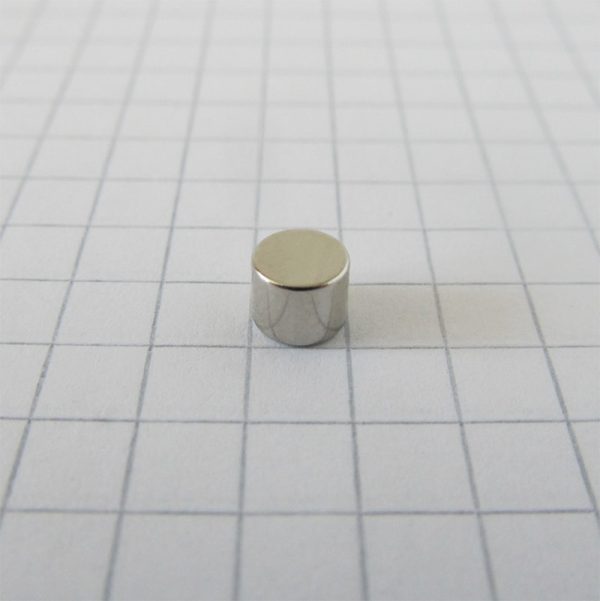 Magnet neodim cilindru 5x4 mm - N38