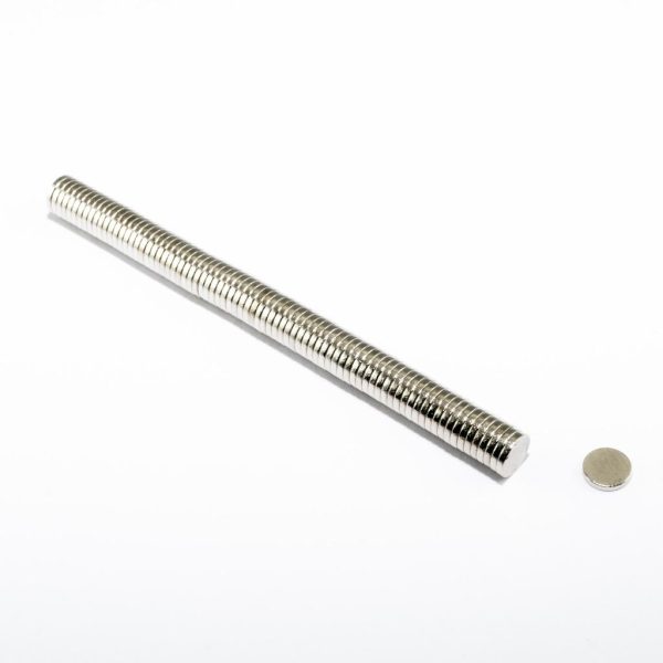 Magnet neodim cilindru 6x1 mm - N38