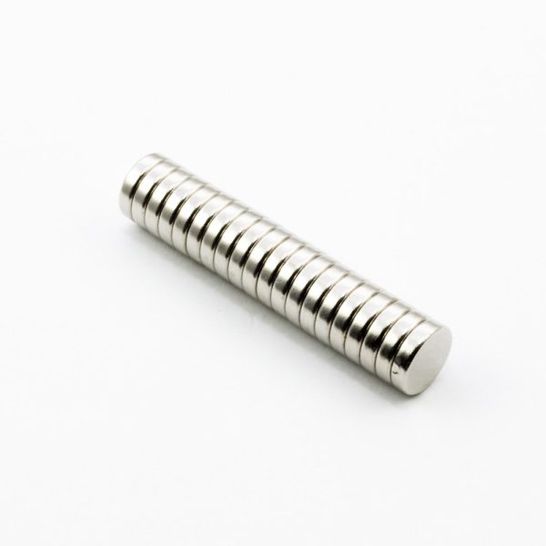 Magnet neodim cilindru 8x2 mm - N38