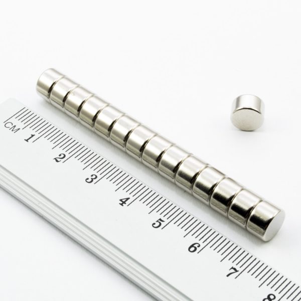 Magnet neodim cilindru 8x3 mm - N38