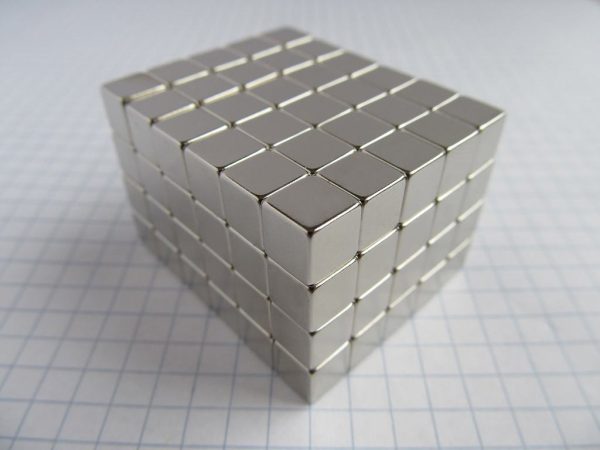 Magnet neodim cub 7x7x7 mm - N38