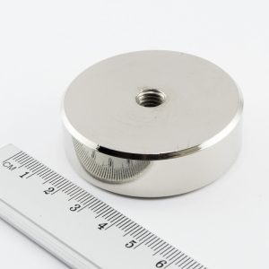 Magnet oală cu filet interior de 50x15 mm