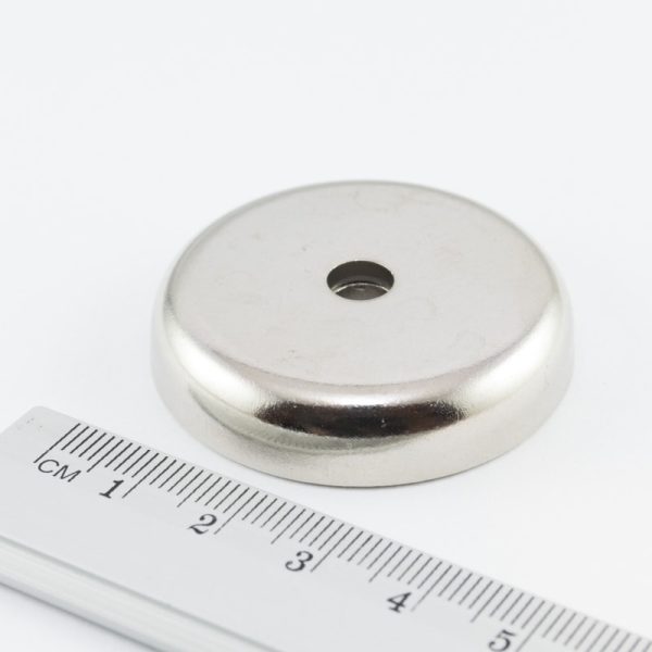 Magnet oală cu orificiu pentru șurub 42x9 mm