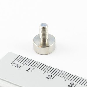 Magnet oală cu știft filetat 10x4,5 mm
