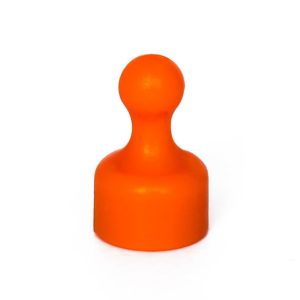 Magneți de birou portocaliu (set de 10 buc)