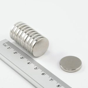 Cilindru magnet neodim 20x3 mm - N38