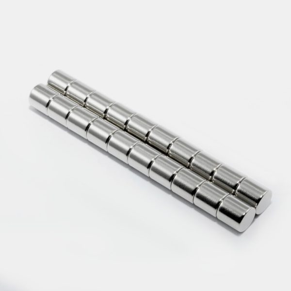 Magnet neodim cilindru 6x6 mm - N38