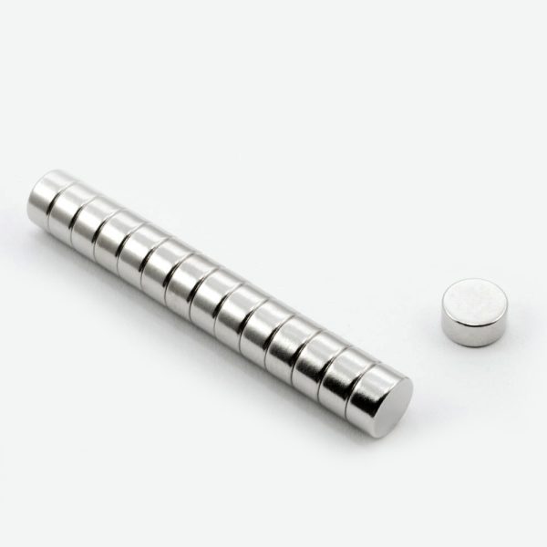 Cilindru magnet neodim 8x4 mm - N38