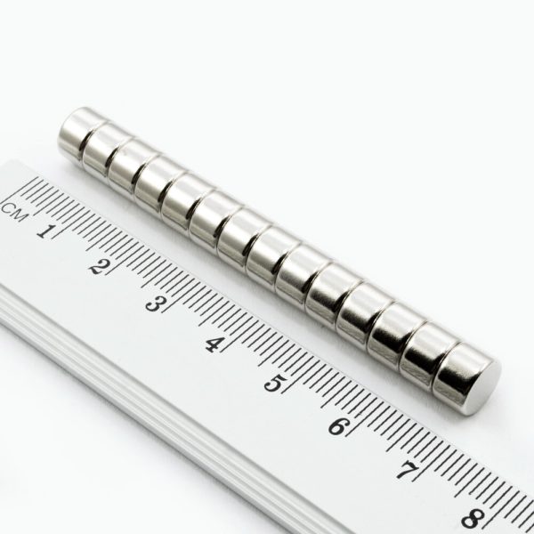 Cilindru magnet neodim 8x5 mm - N38