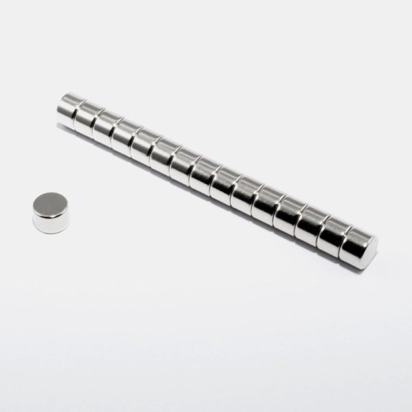 Magnet neodim cilindru 6x4 mm - N38