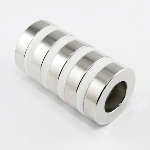 Inel magnet neodim 40-22x10 mm - N38