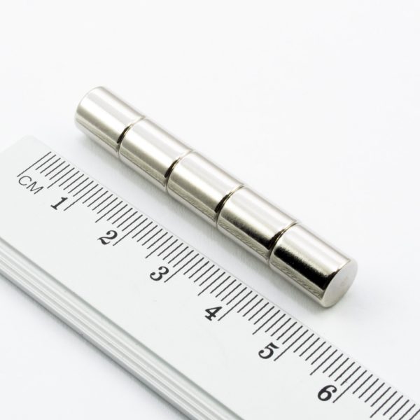 Cilindru cu magnet de neodim 8x10 mm - N38