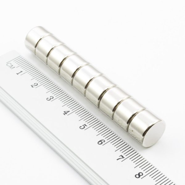 Cilindru magnet neodim 12x8 mm - N38