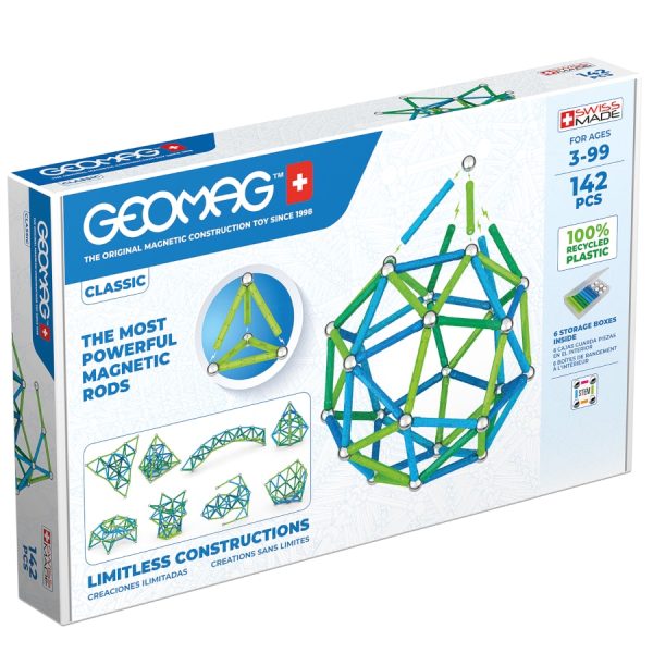 Set de construit Geomag Classic 142 buc