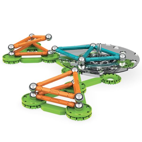 Kit de construcție Geomag Mechanics Motion 96 piese - elemente mobile