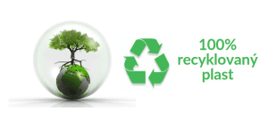 Plastic reciclat - mediu
