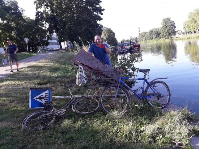 pescuit cu magnet – bicicletă