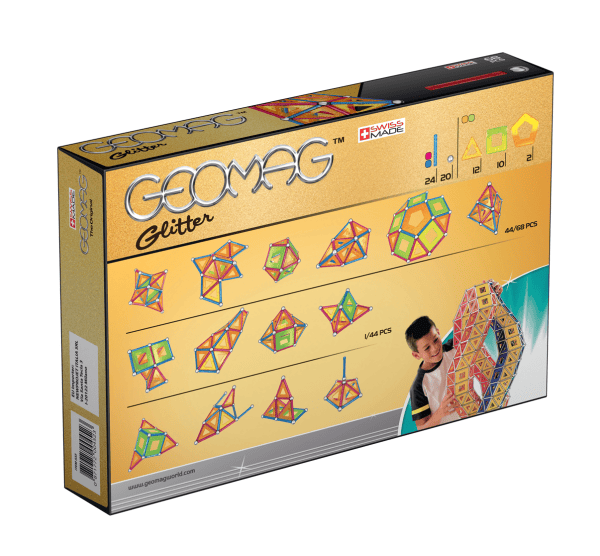 Kit de construcție Geomag Glitter 68 buc